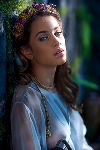 Uma Of Fluorenj In See Through Sheer Robe