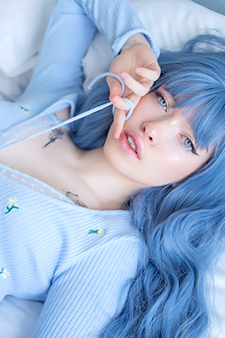 Narumi in "Blue Angel" via Suicide Girls