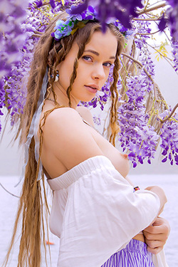 Milena Angel in "Purple Haze" via Milena Angel Club